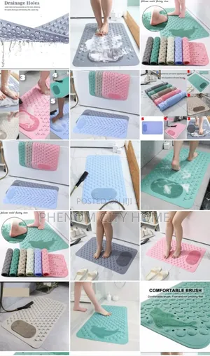 Modern Quality Bathmats With Scrubber