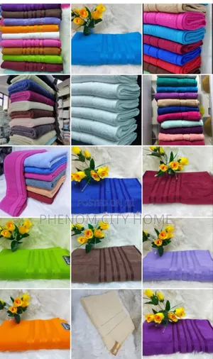Large Cotton Quality Towels Available