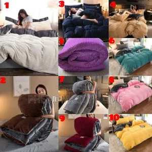Thick Plain Beddings Set