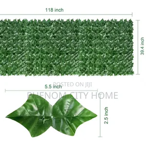 Green Leaf Artificial Hedge