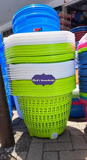Laundry Basket With Holders