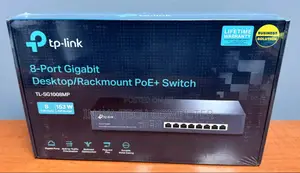 Tp-Link 8-Port Gigabit Switch With 8-Port Poe+ Tl-Sg1008mp