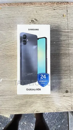 New Samsung Galaxy A06 128 GB Black