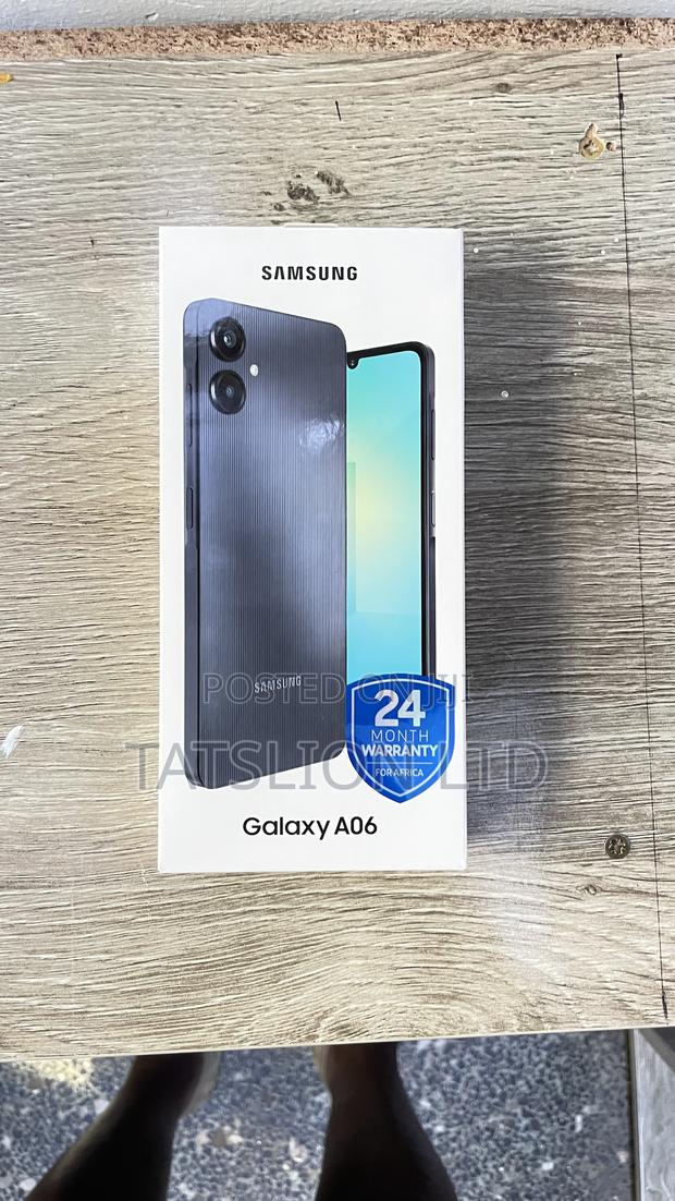 New Samsung Galaxy A06 128 GB Black