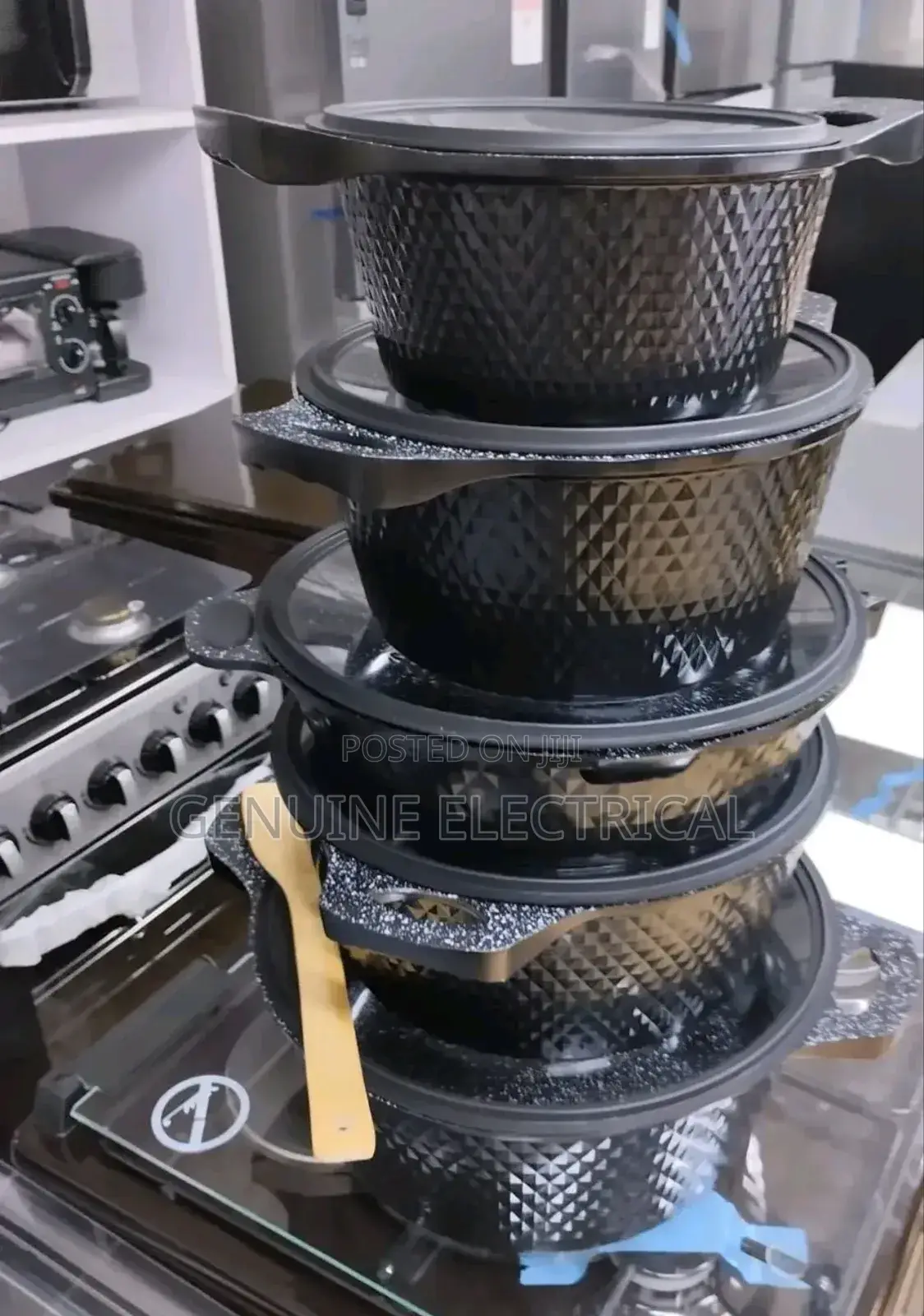 11 Piece Bosch Quality Granite Cookware