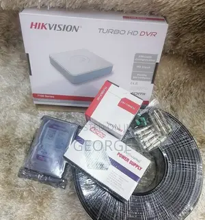 / Hikvision One 1 CCTV Cameras System Kit 4 Channel DVR
