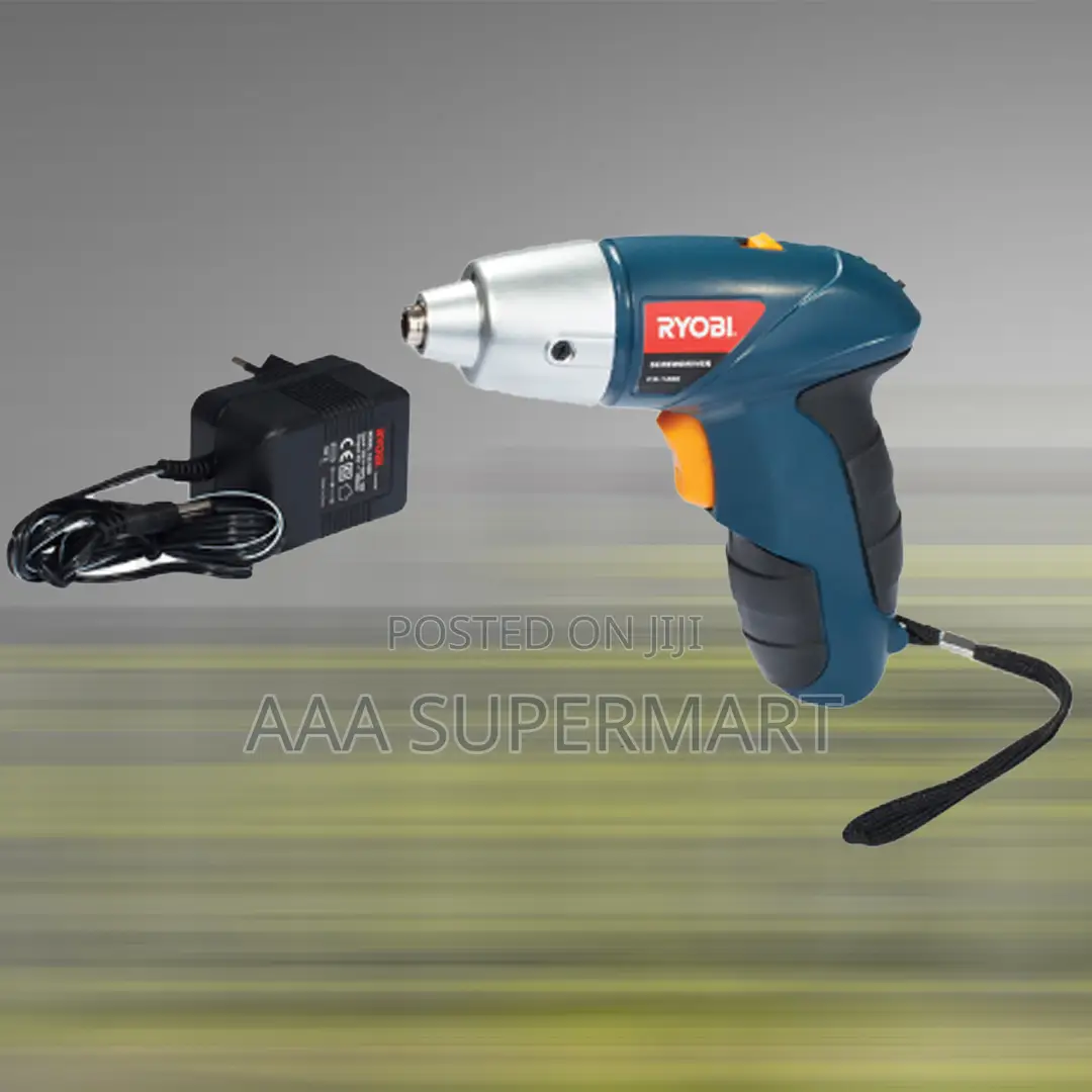 Ryobi Cs-1480 Screwdriver 4.8v With 4 Bits + 2 Drill Bits