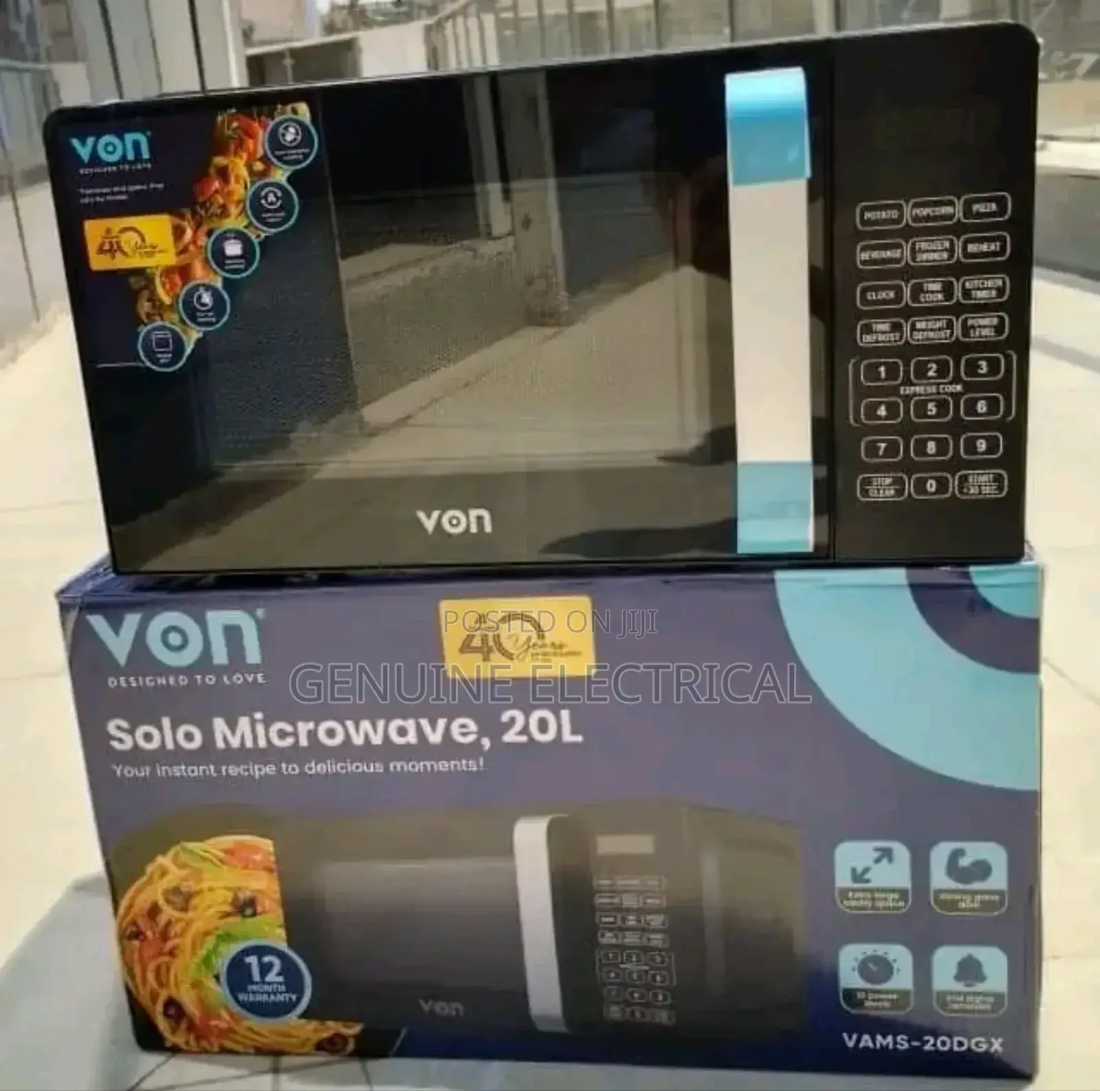 Von Smart Microwave Solo 20ltrs