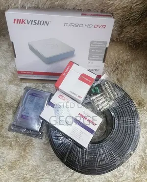 1 Hikvision CCTV Set Camera 1 CCTV Installation Kit 1080p