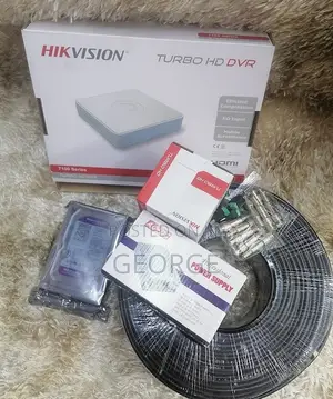 ^ New Hikvision1 CCTV Cameras 4 Channel DVR
