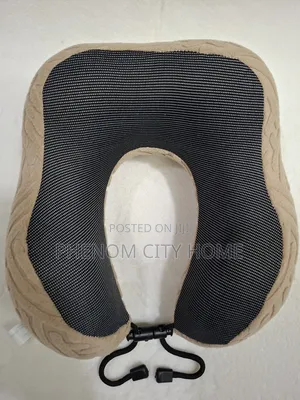 Beige Neck Support Travel Pillows