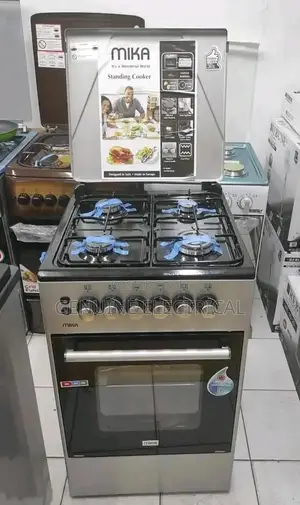 Free Standing Cooker Mika, 50 by 60 (3g+1e) Stainless Steel