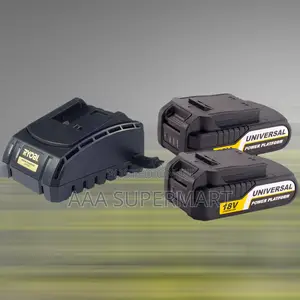 Ryobi Xb- 18v Batteries and Charger Kit