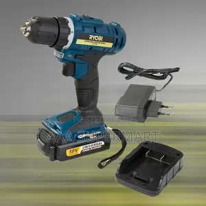 Ryobi Xd-180 18v Li-Ion Starter Kit Driver Drill 10mm