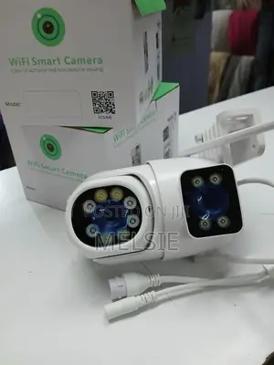 Dual Lens Wifi Security Camera Night Vision Outdoor Wireless