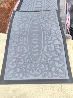 Grayish Binded Welcome Doormats