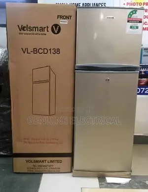 Volsmart-138-Litres-Double-Door-Fridge-Top-Freezer