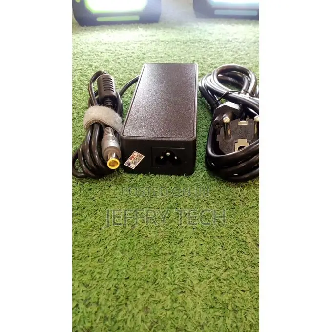 Charger Compatible With Lenovo Laptops (Large Yellow Socket)