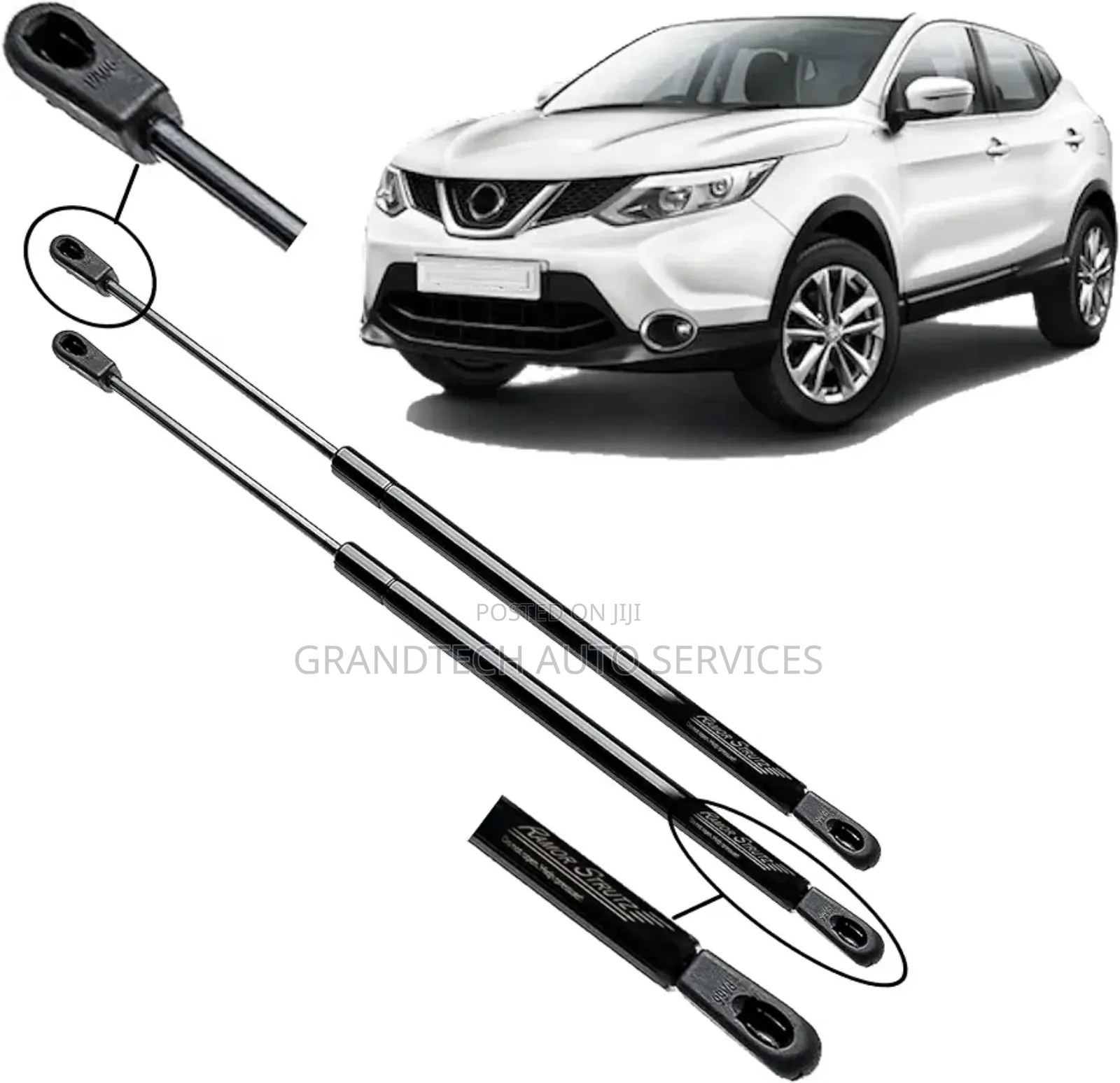 Nissan Dualis Boot Shocks