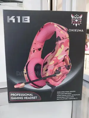Onikuma K1b Camouflage Gaming Headset With Mic