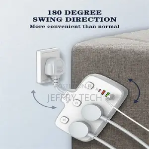 Ldnio 2 Universal Outlets Wall Power Socket 2500w With 1pd,