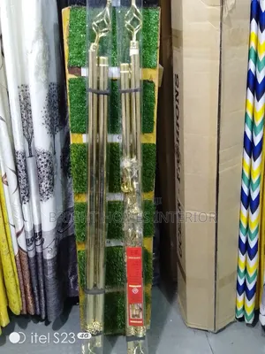 2m Double Adjustable Imported Curtain Rods Available