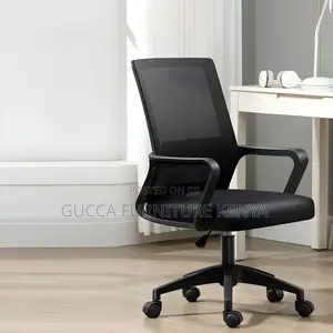Office Chairs:Adjustable Mid-Back Office Chair on Casters