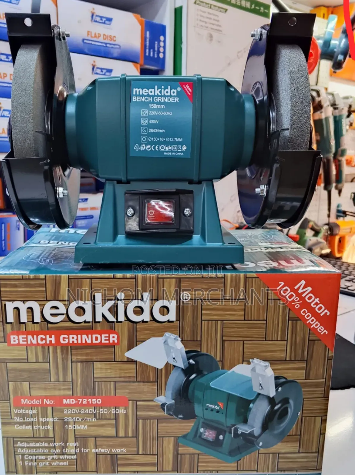 400watts Meakida Bench Grinder 150mm