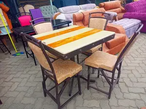 Restaurant And Bar Copper Chairs And Square Table