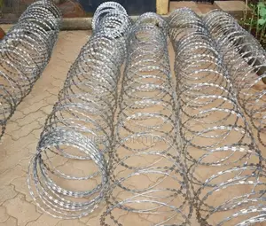 8M Silver Razor Wire