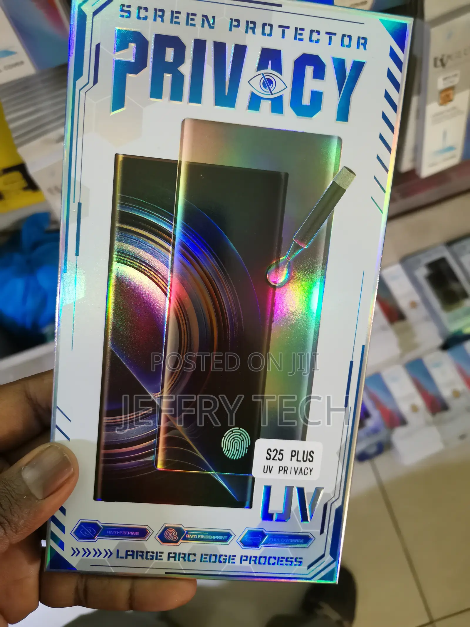 Mooisvs Uv Galaxy S25 Plus Privacy Glass Screen Protector