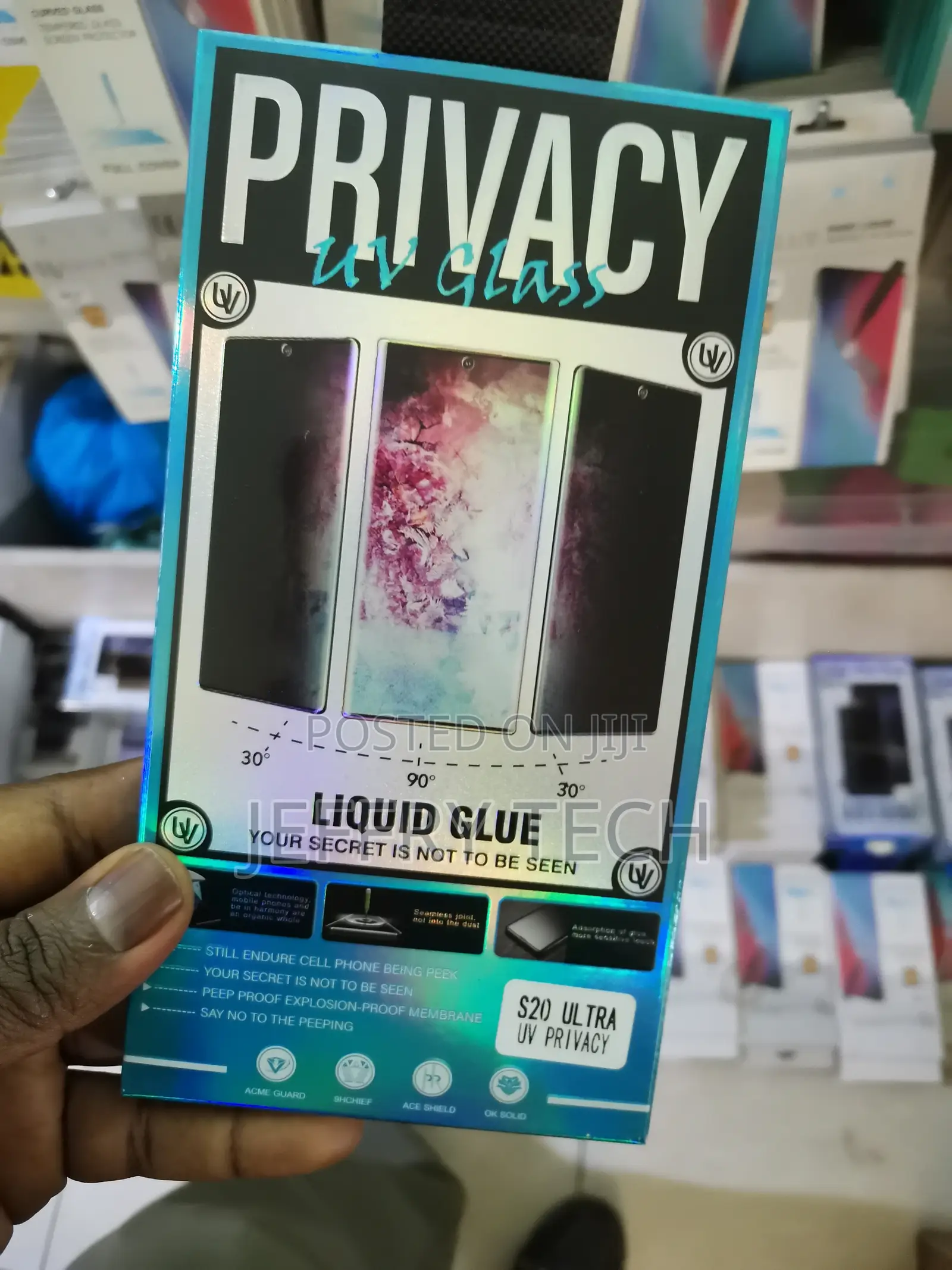 Elmo3ezz Privacy Screen Protector Uv Galaxy S20 Ultra