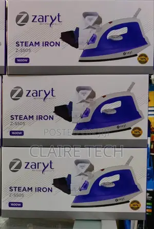 Zaryt 1200w Quality Steam Iron Box Non-Stick Soleplate