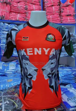 Red Rugby Kenya Jersey