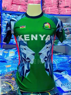 Green Kenya Jersey- Rugby Team Jersey