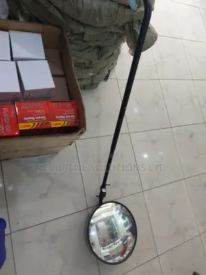 Portable Security Mirror, an Under-Vehicle Search Mirror