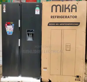 Mika 595 No Frost Side by Side Refrigerator 2 Years Warranty