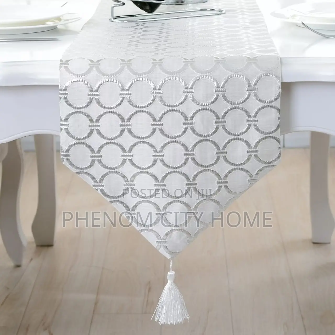 Silver Dining Table Runners Available