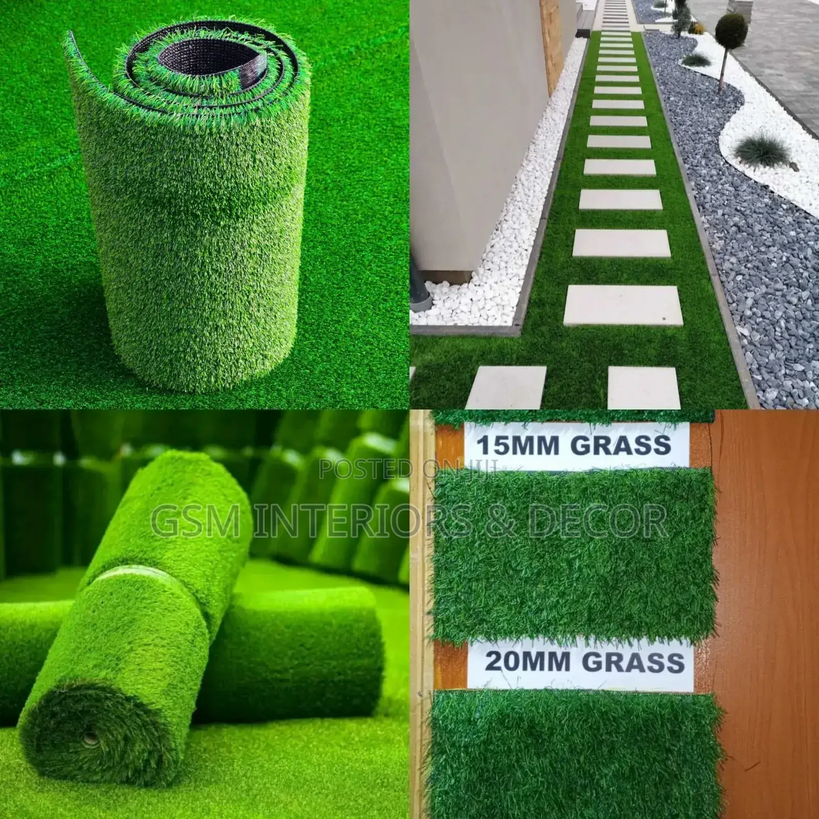 Artificial Green Grass Chart Box Green Grass