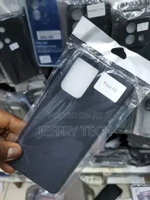 Tumundos Soft Silicone Case for Xiaomi Poco F3 Black