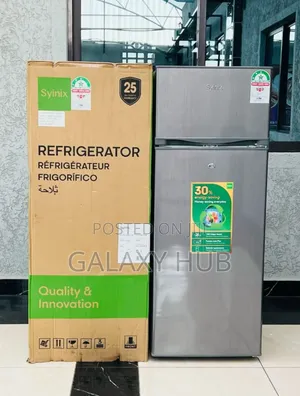 Syinix 210ltrs Double Fridge.