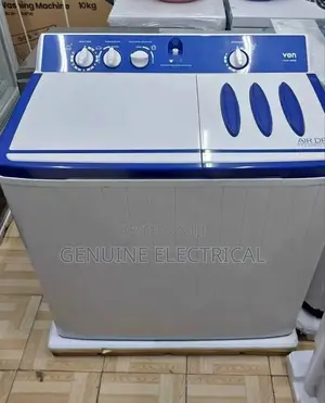 Von 10kg Washing Machine Twin Tub -White / Blue