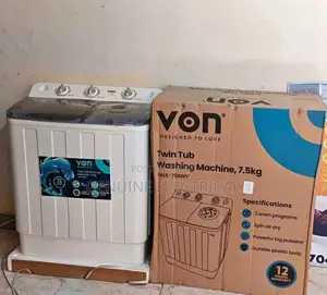 Von 7.5kg Topload Washing Machine. Semi-Automatic