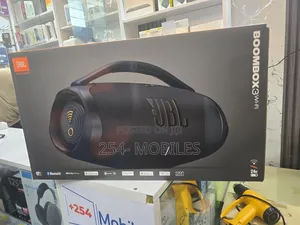 JBL Boombox 3 Wi-Fi Portable Speaker – Black