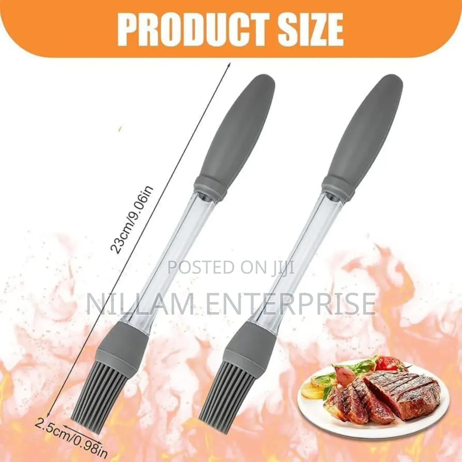 *Silicone Multifunctional Pastry Oil Brush