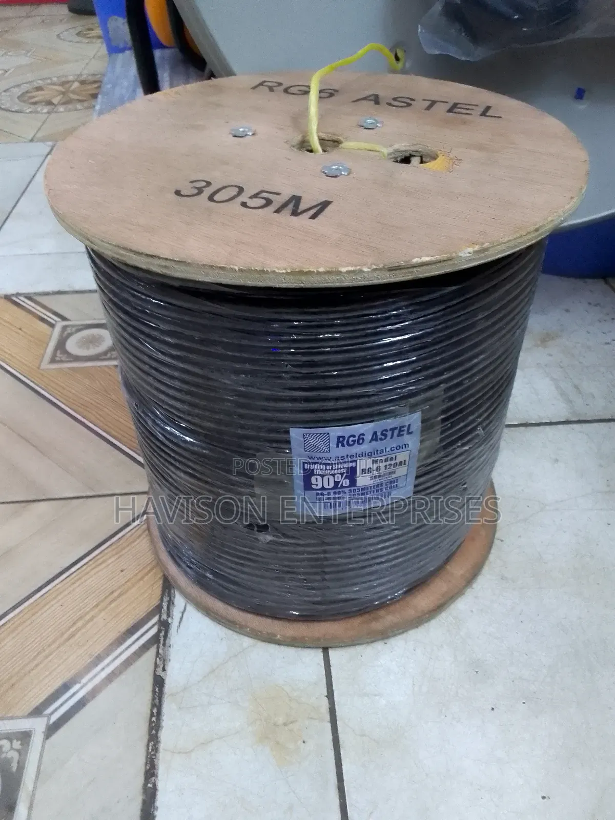 Astel Rg6 Coaxial Cable(305)