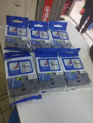 Brother Laminated Lable Tape Black on White