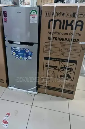 Mika 138l Double Door Top Mount Freezer Fridge