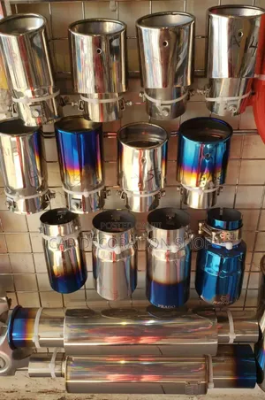 Silver or Colored Universal Fit Exhaust Tip