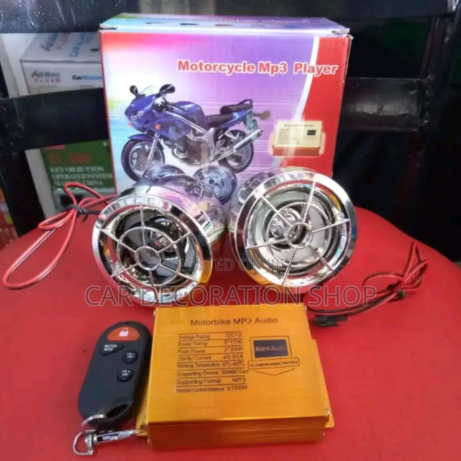 Motorcycle Bluetooth Mp3 Audio Speaker